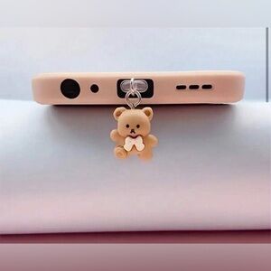 Cute Bear Phone Dust Charm